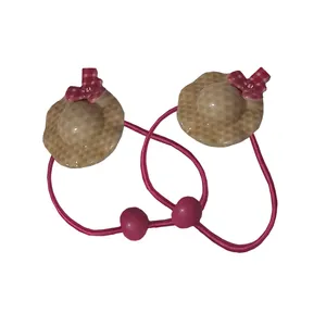 کش مو دخترانه کلاه کد 170105 بسته دو عددی