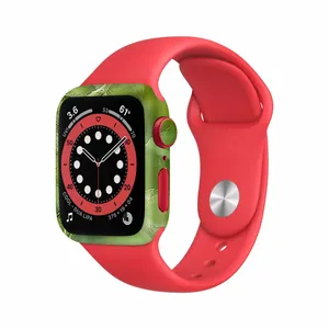 MAHOOT Green-Crystal-Marble Cover Sticker for Apple Watch Watch 6 44mm