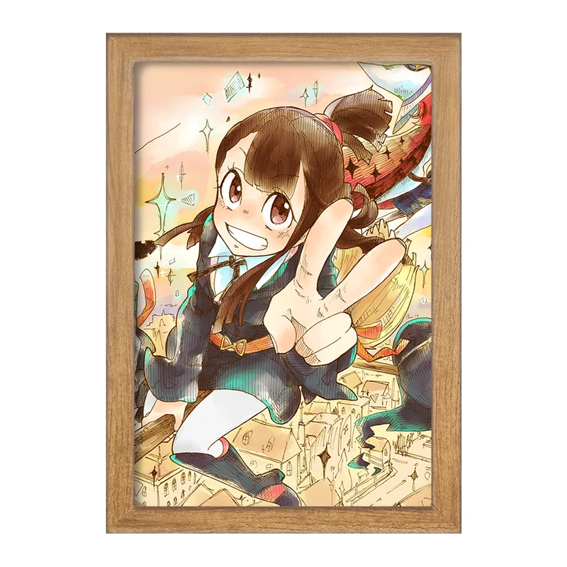 تابلو خندالو مدل اکو انیمه جادوگران کوچک Little Witch Academia  کد 22854
