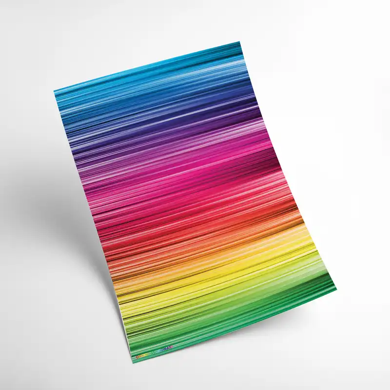 کاغذ رنگی A4 افق مدل رنگ و وارنگ بسته 15 عددی