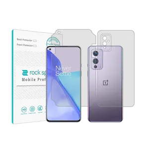 Rockspace transparent screen protector HyGEL model suitable for OnePlus 9 mobile phone with back protector