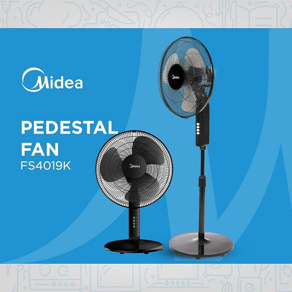 پنکه پایه دار 50 وات مایدیا مدل FS40-19K