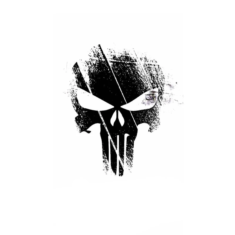 استیکر لپ تاپ و موبایل مدل سریال طرح پانیشر مارول مجازاتگر Punisher Marvel کد 4116