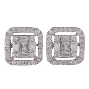 گوشواره طلا 18 عیار زنانه مدل 30588