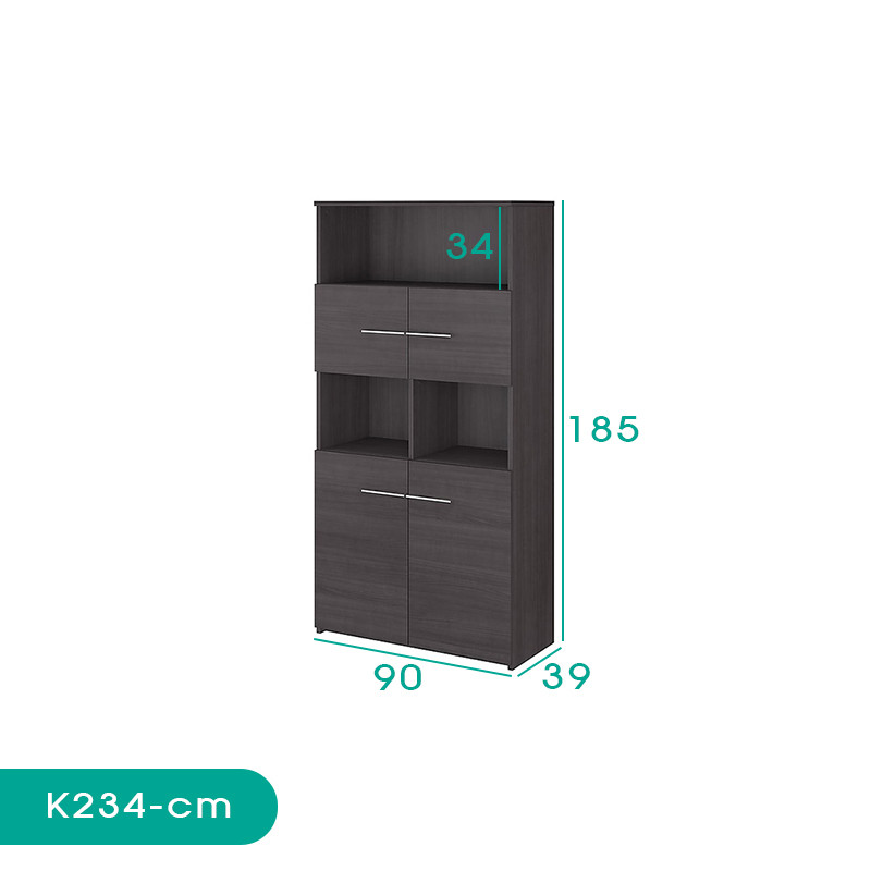کتابخانه اسمردیس مدل K234 - MDF