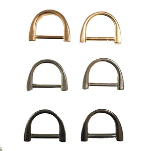یراق کیف دوزی مدل نیم گرد Y-2cm-6Clr بسته 6 عددی