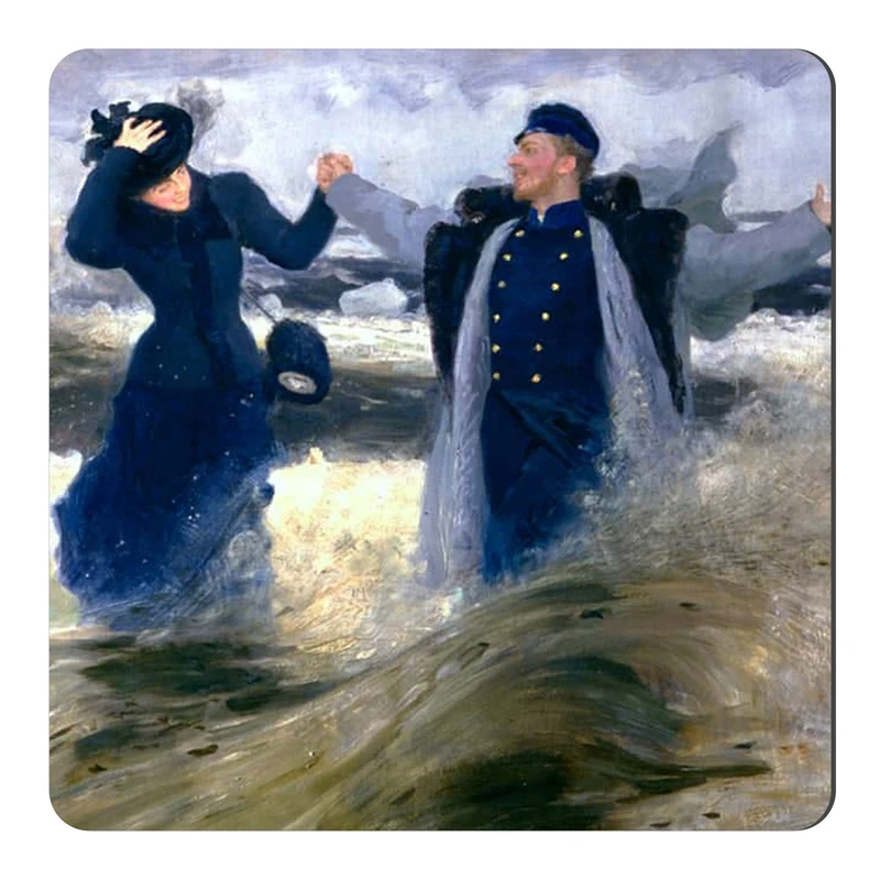 مگنت طرح نقاشی کلاسیک عاشقانه کد NIM2696