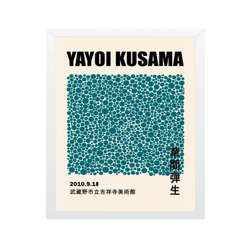 تابلو مدل چاپ رترو الگوی نقاط بی‌پایان