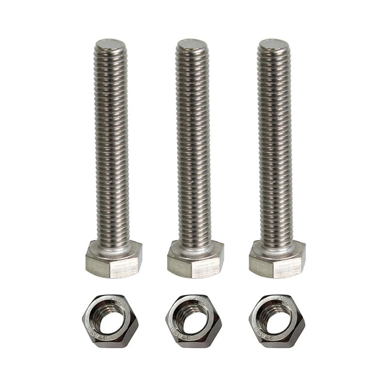  پیچ و مهره مدل Hex-12-100 بسته 6 عددی