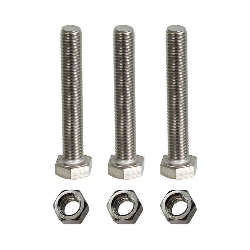 پیچ و مهره مدل Hex-12-100 بسته 6 عددی