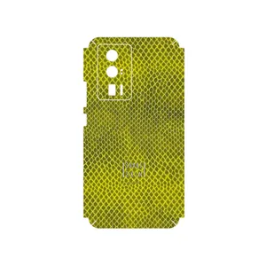 MAHOOT Yellow Snake Skin Cover Sticker for Xiaomi Poco F5 Pro