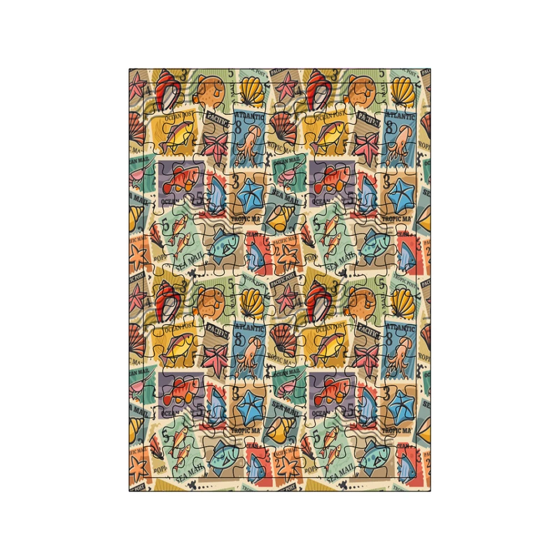 پازل 117 تکه مدل تمبر کد 1895