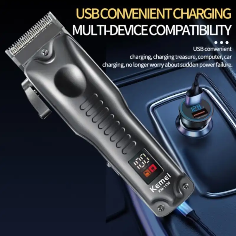 ماشین اصلاح موی سر و صورت شارژی کیمی مدل KM-1136