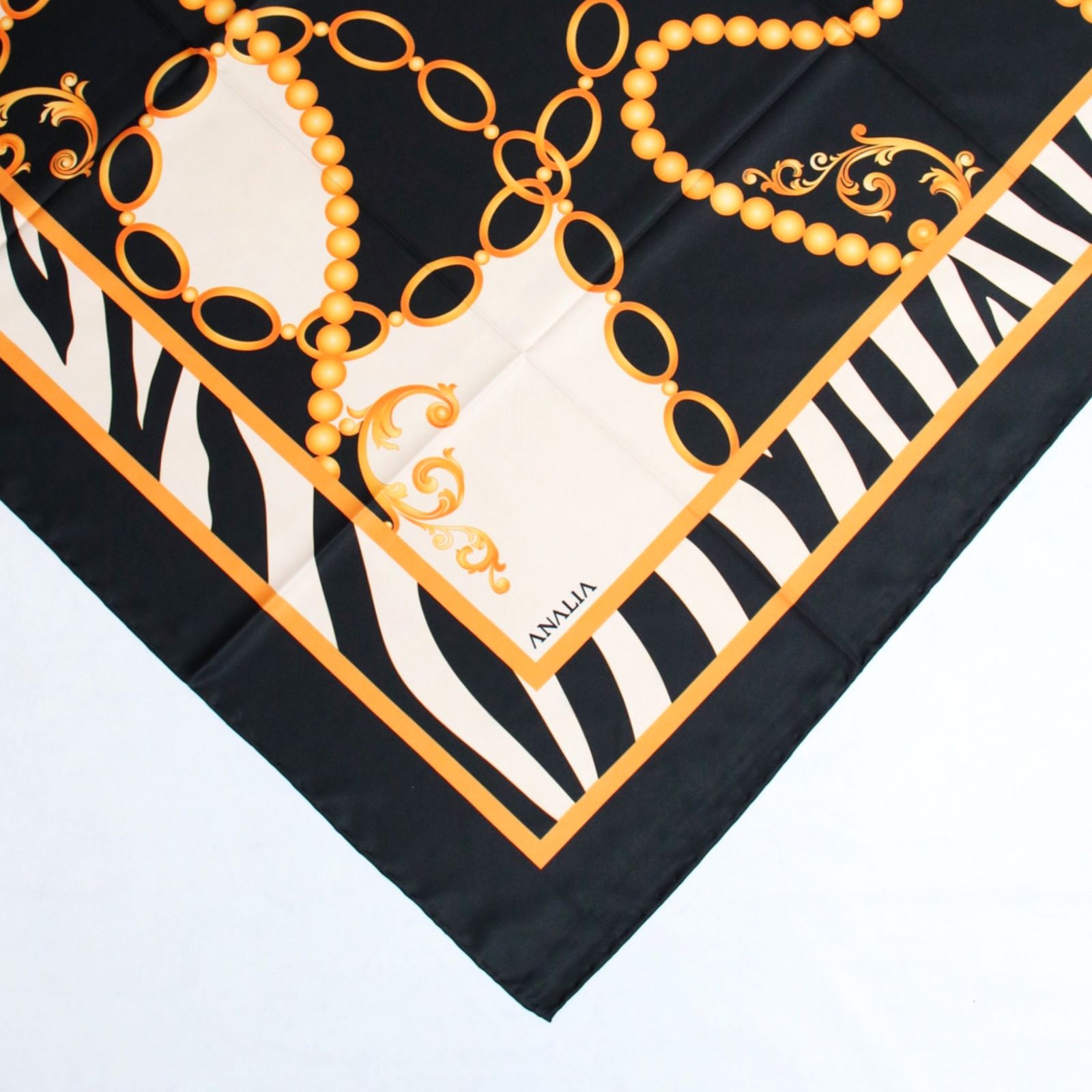 روسری زنانه مدل ابریشم مزونی کد 9405 -  - 10