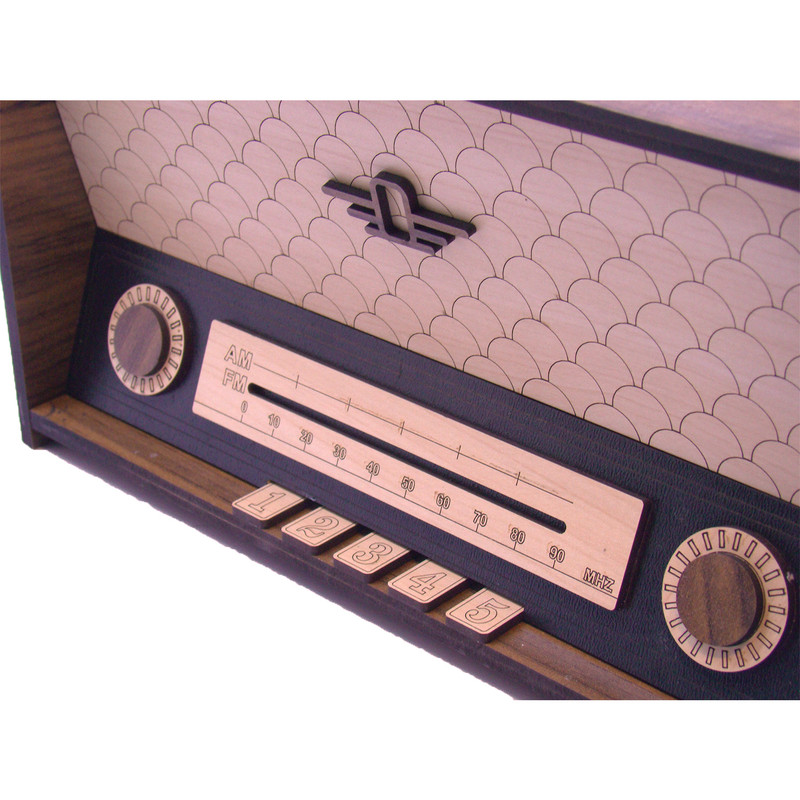 جعبه دستمال کاغذی طرح رادیو سنتی