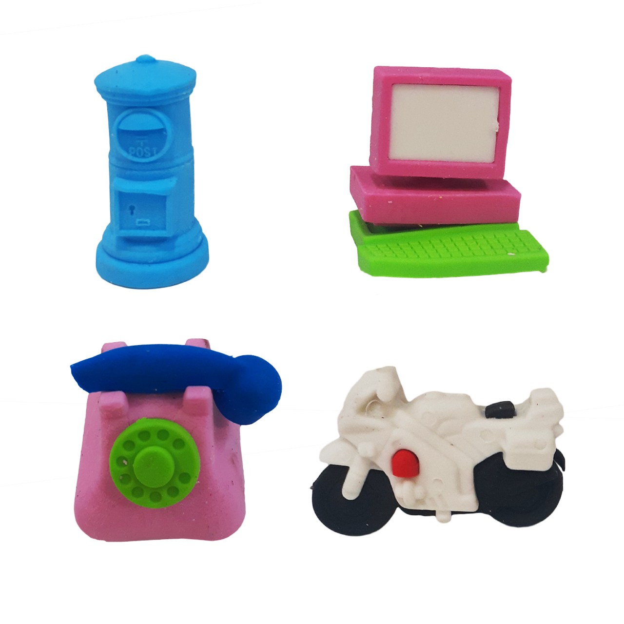 پاک کن مدل وسایل نوستالژی کد 85 مجموعه 4 عددی