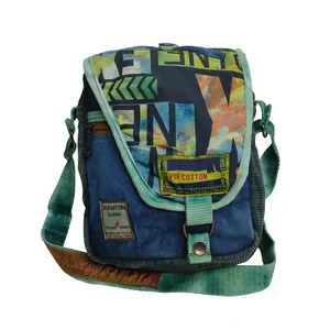 کیف رودوشی اولد کتان کد 00757