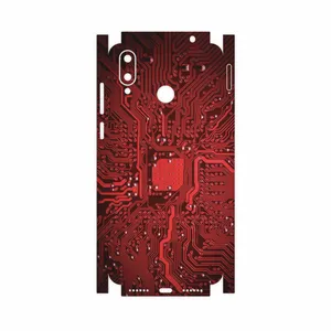 MAHOOT Red Printed Circuit Board-FullSkin Cover Sticker for Gplus Q10