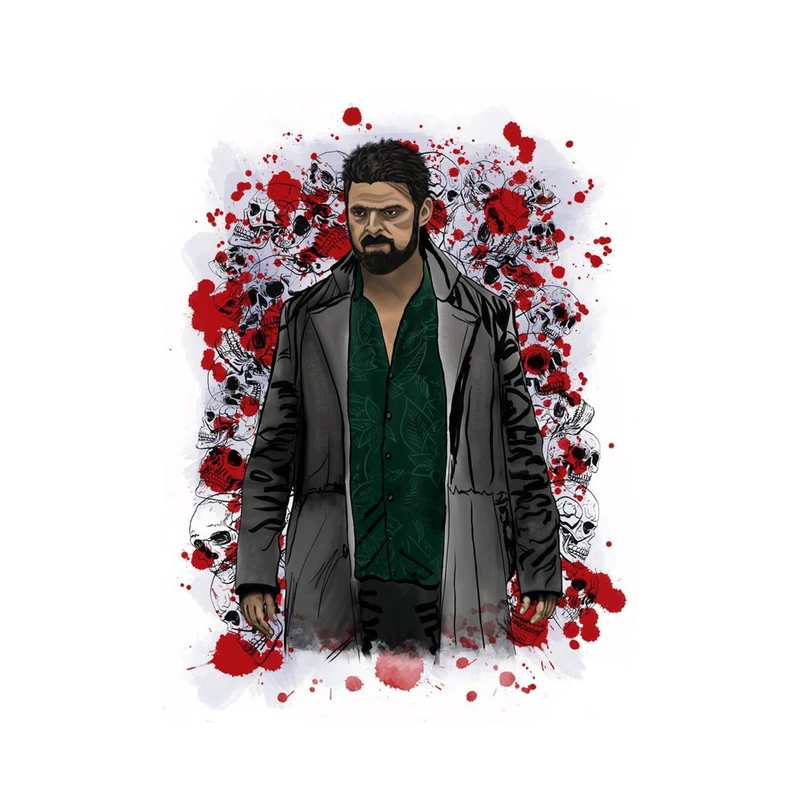 استیکر لپ تاپ و موبایل مدل سریال طرح پسران بوچر the boys billy butcher کد 2336