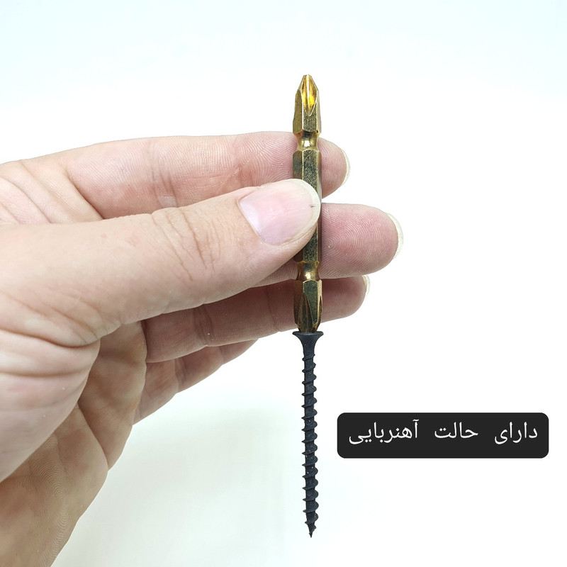 نوک پیچ گوشتی دو سر چهار سو مدل 2-65MM بسته 10 عددی