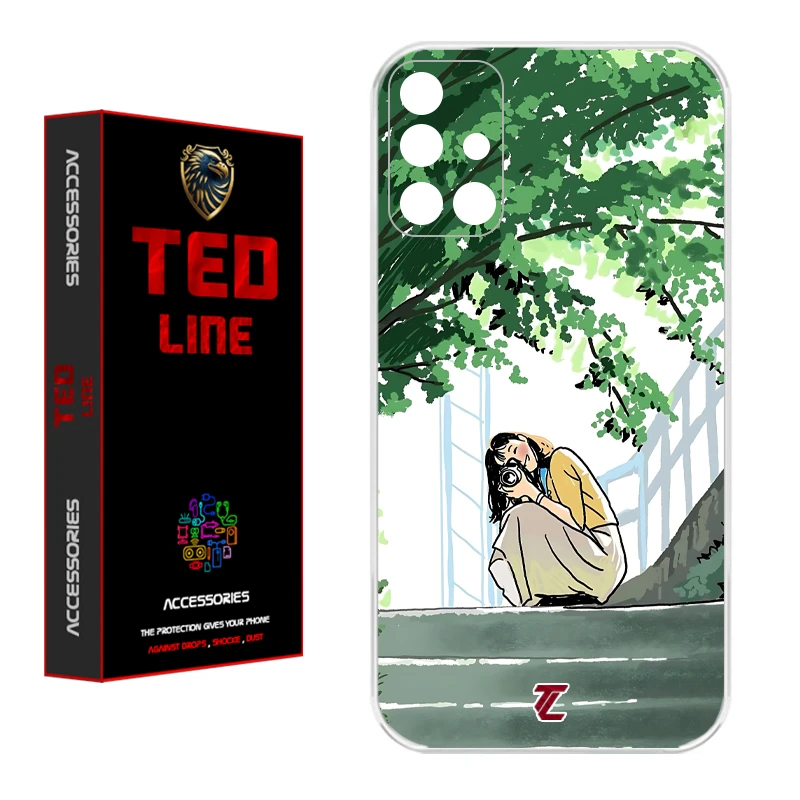 کاور تدلاین طرح دختر عکاس کد 1206 مناسب برای گوشی موبایل سامسونگ Galaxy A71