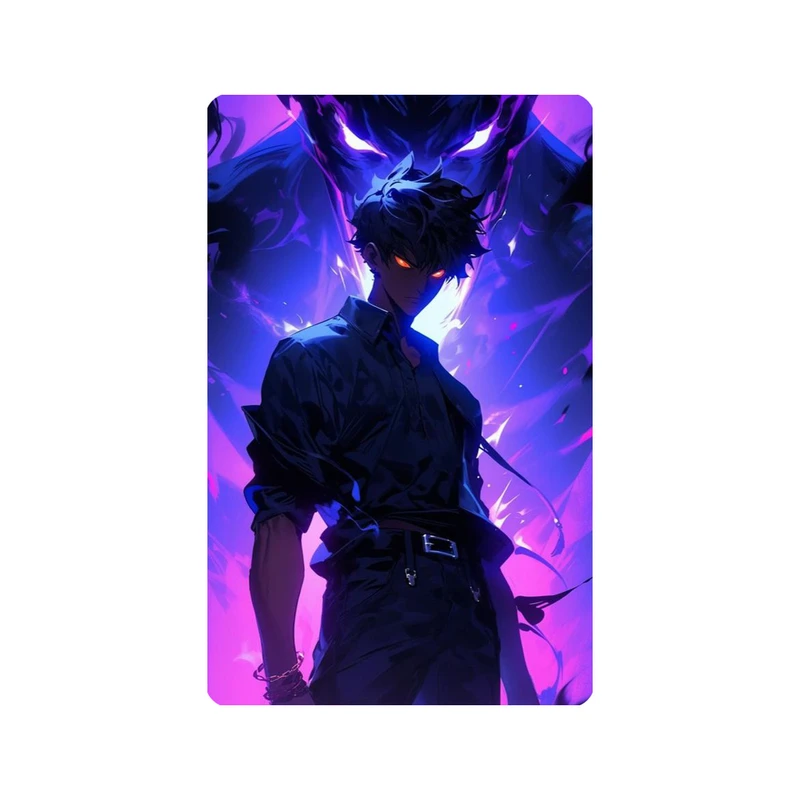 استیکر کارت مدل سام نگار طرح سولو لولینگ سونگ جین وو solo leveling sung jin woo کد SP1923