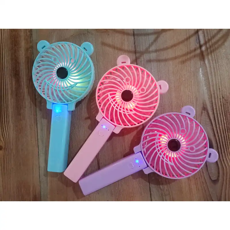 پنکه همراه مدل خرس چراغدار