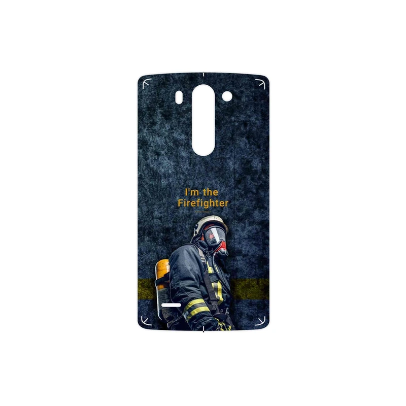 برچسب پوششی ماهوت مدل Firefighter مناسب برای گوشی موبایل ال جی G3 Beat
