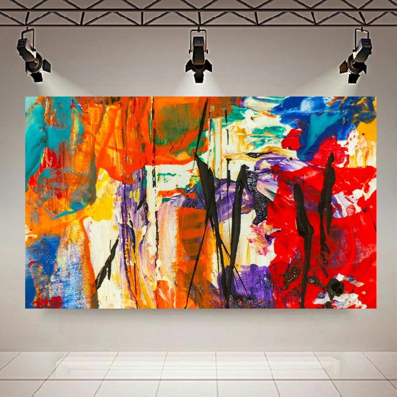 تابلو بوم طرح نقاشی مدل Colorful کد AR2824