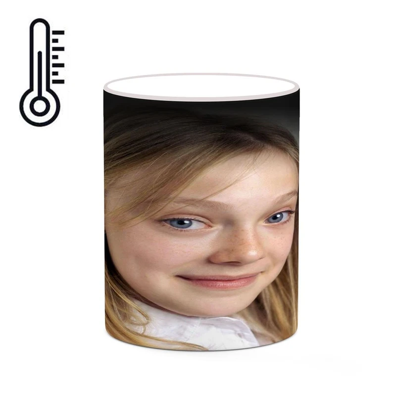 ماگ حرارتی کاکتی طرح Dakota Fanning مدل mgh25733