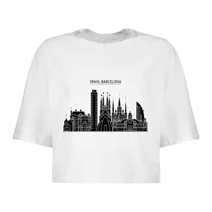 کراپ‌تاپ آستین کوتاه زنانه مدل  L162 S