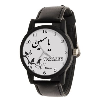 ساعت مچی عقربه ای زنانه ناکسیگو طرح یاسمین کد LF3380