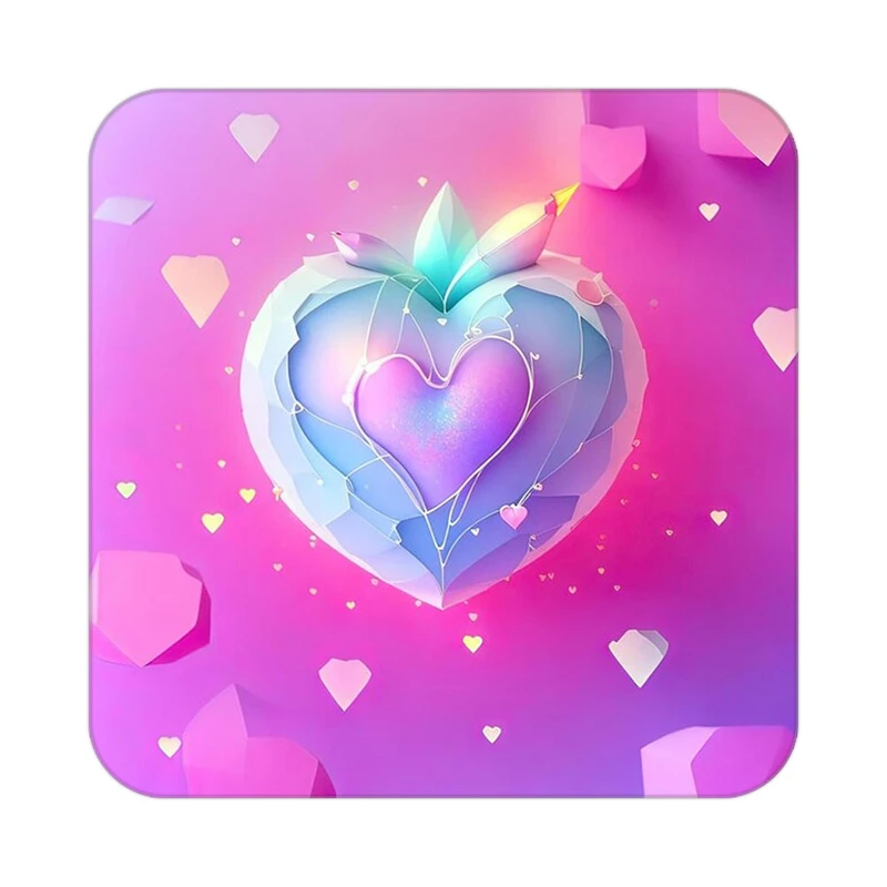 زیر لیوانی کاکتی مدل عاشقانه کد mp14180