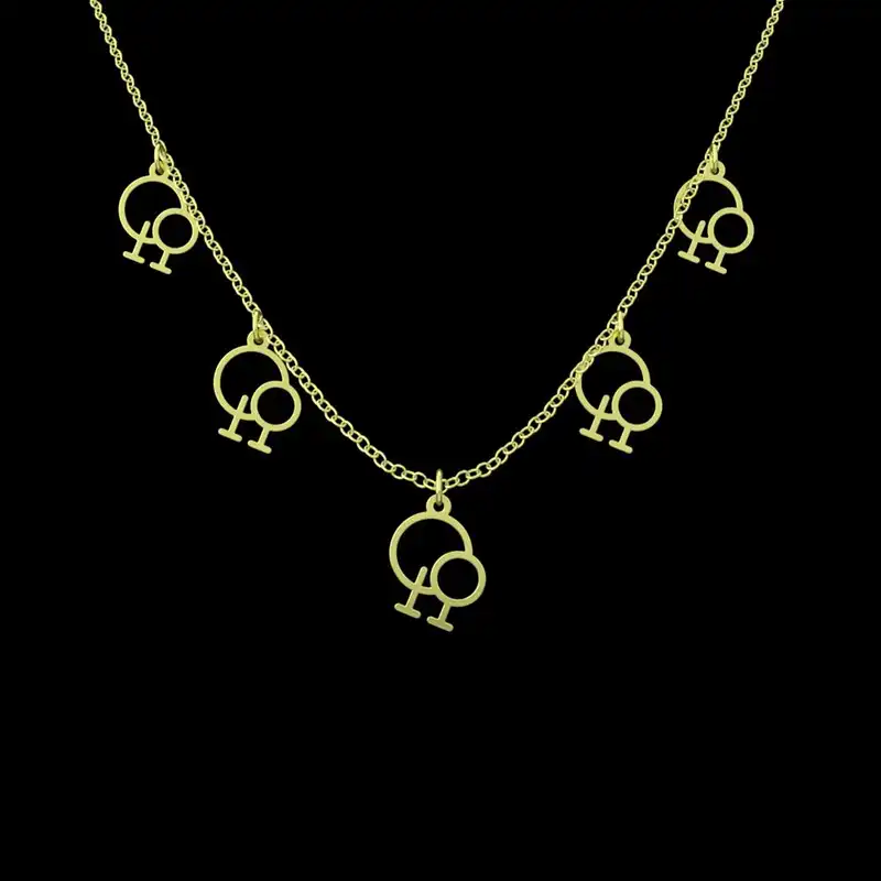 گردنبند طلا 18 عیار زنانه مدوپد مدل درخت کد RNA15825