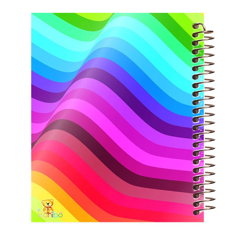 دفتر مشق 100 برگ بانیبو طرح  رنگی کد 783