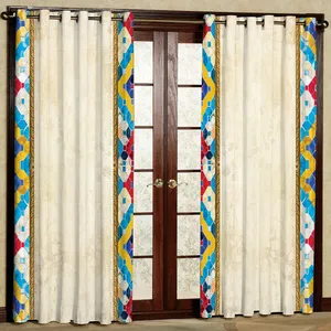 پرده مدل مخمل پانچی کد 1300 سایز 140x280 سانتی متر
