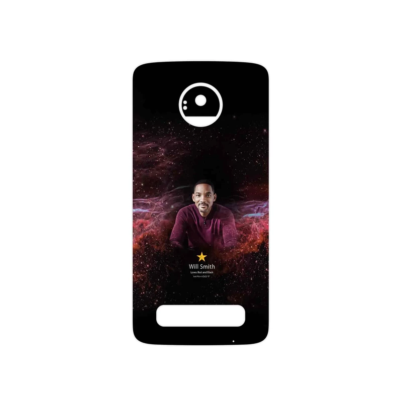 برچسب پوششی ماهوت مدل Will Smith مناسب برای گوشی موبایل موتورولا Moto Z