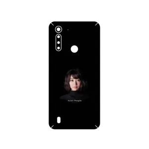 MAHOOT Portrait of an Asian Woman Cover Sticker for Motorola Moto G8 Power Lite