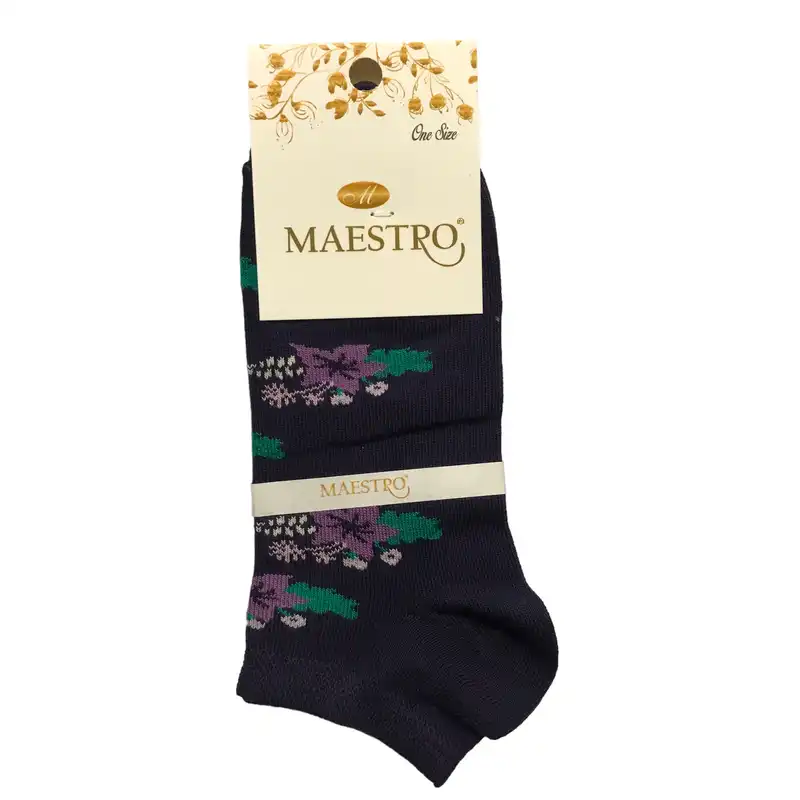 جوراب زنانه مدل مچی طرح گل