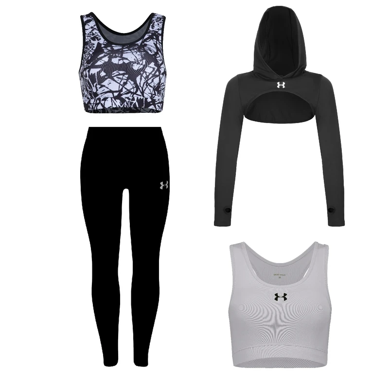 ست چهار تکه لباس ورزشی زنانه مدل k70-190101-1801-4101