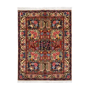 فرش دستباف یک و نیم متری طرح خشتی مدل AA149