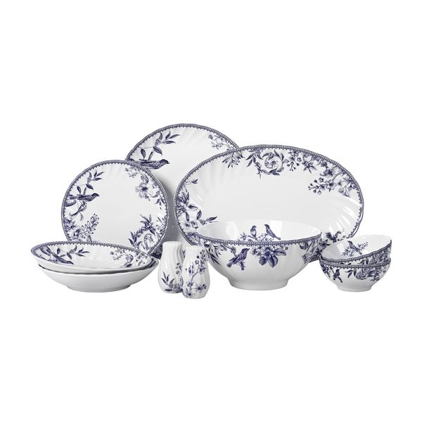سرویس غذاخوری 28 پارچه گلدکیش طرح لوتوس مدل GK646384