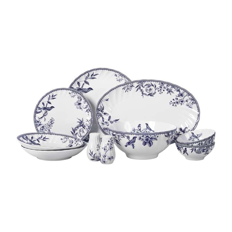 سرویس غذاخوری 28 پارچه گلدکیش طرح لوتوس مدل GK646384