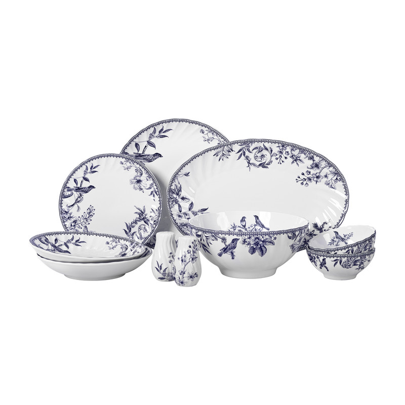 سرویس غذاخوری 28 پارچه گلدکیش طرح لوتوس مدل GK646384