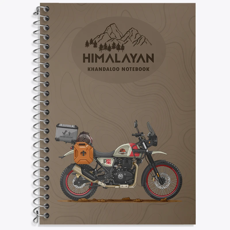 دفتر نت موسیقی 50 برگ خندالو طرح موتور سیکلت کد N5848