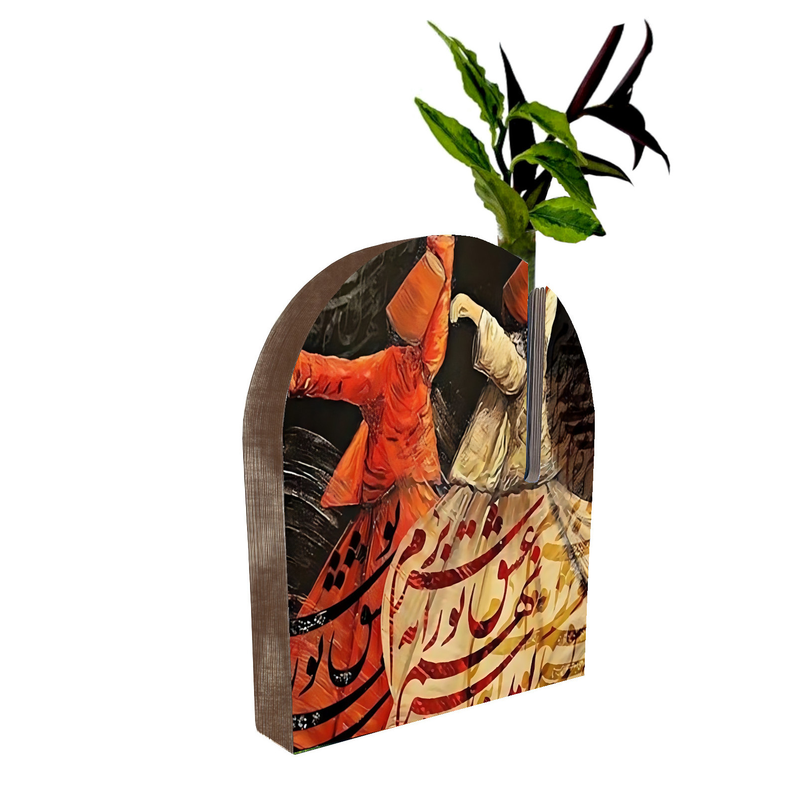 گلدان دکوری مدل سنتی دو رو طرح سماع FPW028 گلدان دکوری مدل سنتی دو رو طرح سماع FPW028