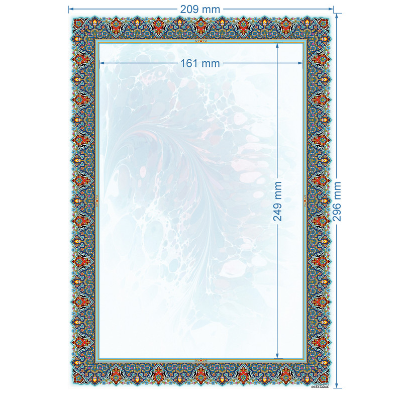 کاغذ تذهیب A4 خانه تذهیب طرح ابر و باد ماهی کد 0032 بسته 20 عددی کاغذ تذهیب A4 خانه تذهیب طرح ابر و باد ماهی کد 0032 بسته 20 عددی