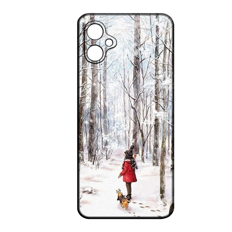 کاور طرح دخترانه کد 241 مناسب برای گوشی موبایل سامسونگ Galaxy A06