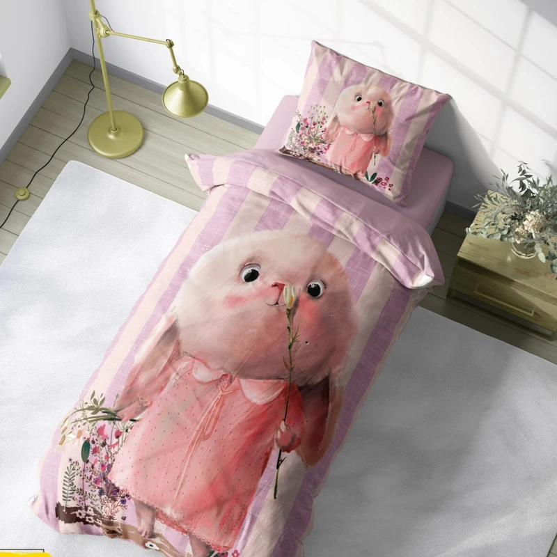 سرویس خواب تک نفره 4 تکه مدل دخترانه کد ۱۱۶۶