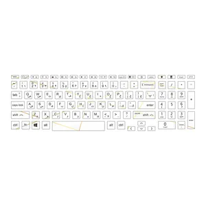 برچسب حروف فارسی کیبورد توییجین و موییجین مدل polygan 01 مناسب برای لپ تاپ اچ پی Victus 15